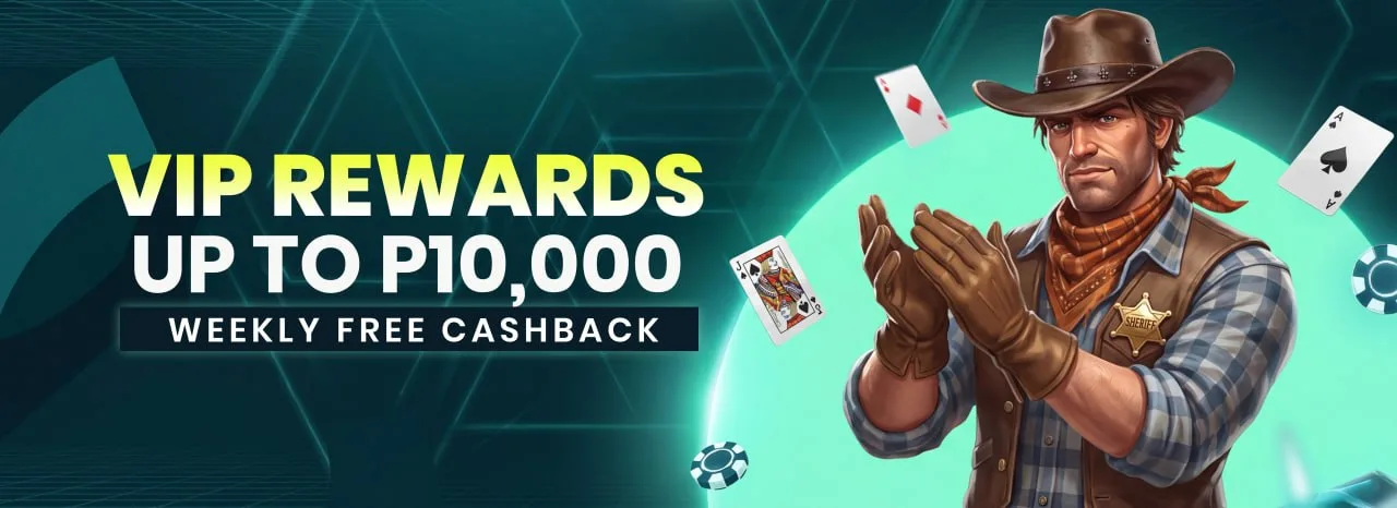Level up for a weekly bonus up to ₱10,000